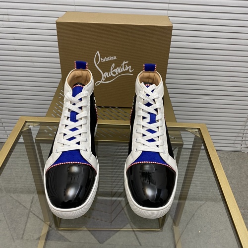 Replica Christian Louboutin High Tops Shoes For Women #968483 $92.00 USD for Wholesale