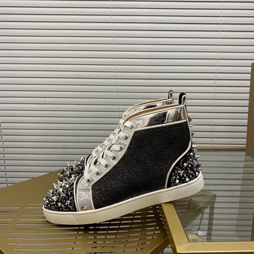 Replica Christian Louboutin High Tops Shoes For Men #968487 $98.00 USD for Wholesale