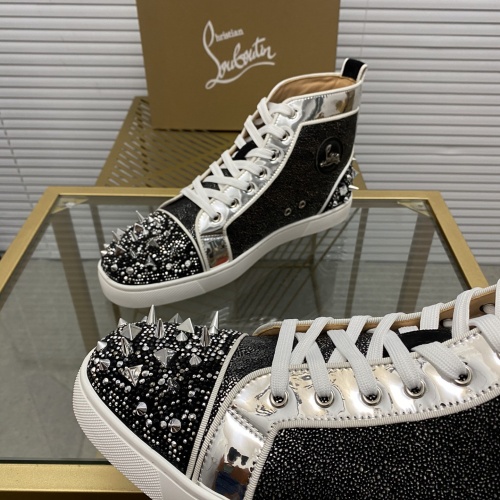 Replica Christian Louboutin High Tops Shoes For Men #968487 $98.00 USD for Wholesale