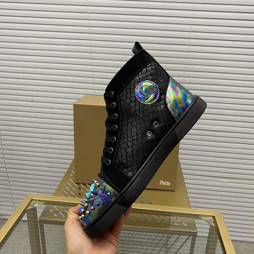 Replica Christian Louboutin High Tops Shoes For Men #968490 $100.00 USD for Wholesale
