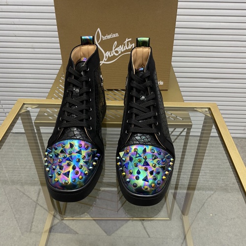 Replica Christian Louboutin High Tops Shoes For Women #968491 $100.00 USD for Wholesale