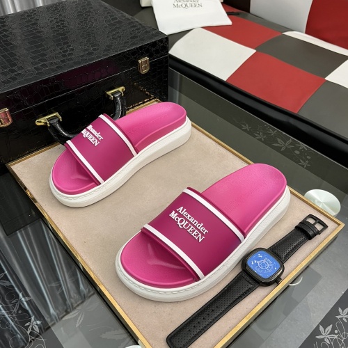 Replica Alexander McQueen Slippers For Women #968495 $48.00 USD for Wholesale