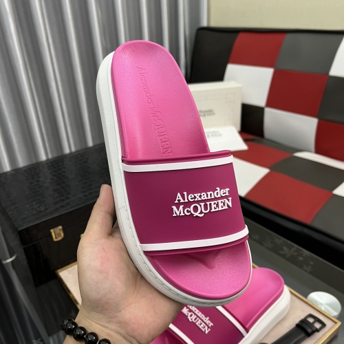 Replica Alexander McQueen Slippers For Women #968495 $48.00 USD for Wholesale