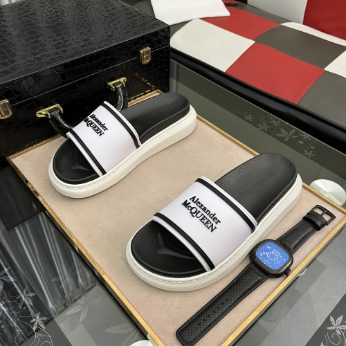 Replica Alexander McQueen Slippers For Women #968496 $48.00 USD for Wholesale
