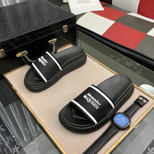 Replica Alexander McQueen Slippers For Women #968497 $48.00 USD for Wholesale