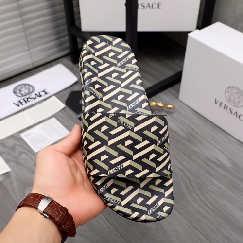 Replica Versace Slippers For Men #968572 $56.00 USD for Wholesale