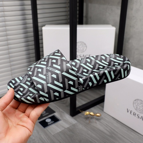 Replica Versace Slippers For Men #968573 $56.00 USD for Wholesale