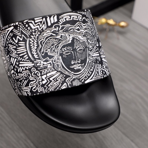 Replica Versace Slippers For Men #968592 $45.00 USD for Wholesale