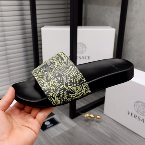 Replica Versace Slippers For Men #968594 $45.00 USD for Wholesale