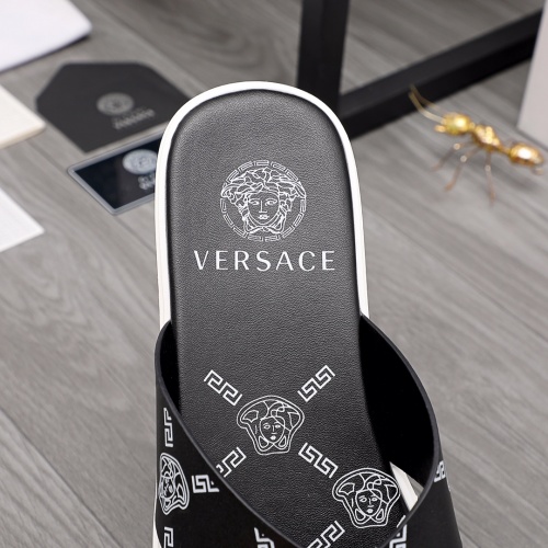 Replica Versace Slippers For Men #968598 $45.00 USD for Wholesale
