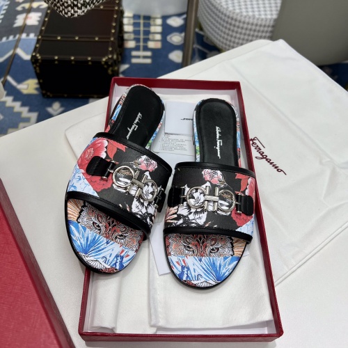 Replica Salvatore Ferragamo Slippers For Women #968862 $88.00 USD for Wholesale