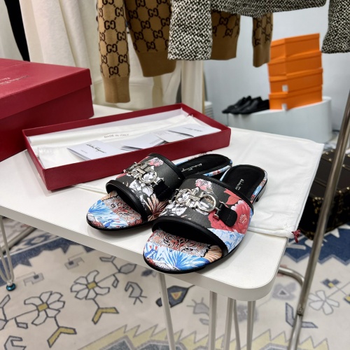 Replica Salvatore Ferragamo Slippers For Women #968862 $88.00 USD for Wholesale