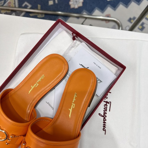 Replica Salvatore Ferragamo Slippers For Women #968863 $88.00 USD for Wholesale