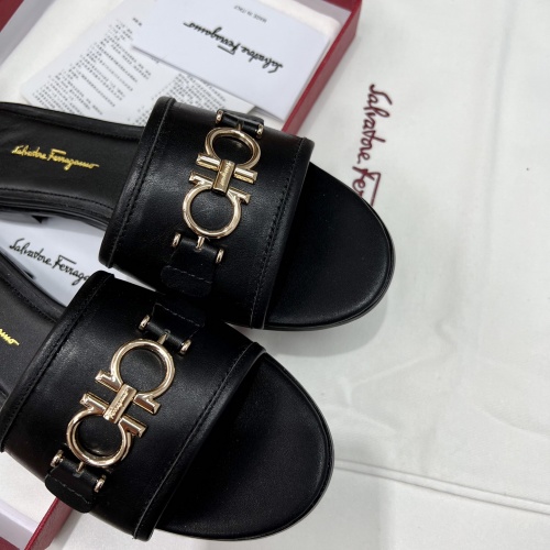 Replica Salvatore Ferragamo Slippers For Women #968866 $88.00 USD for Wholesale