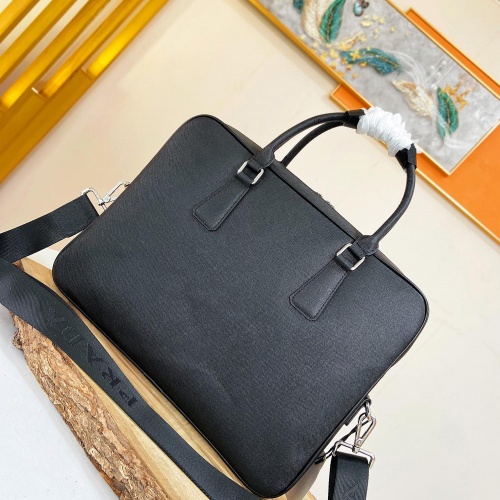 Replica Prada AAA Man Handbags #968904 $102.00 USD for Wholesale