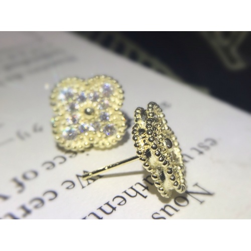 Replica Van Cleef & Arpels Earrings For Women #969016 $27.00 USD for Wholesale