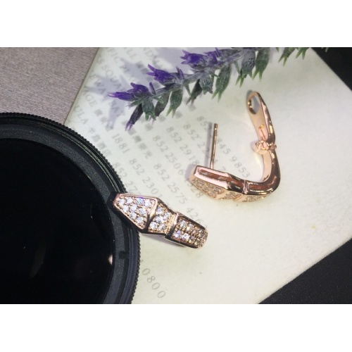 Replica Bvlgari Earrings For Women #969050 $27.00 USD for Wholesale