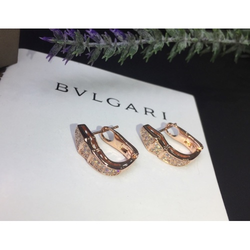 Replica Bvlgari Earrings For Women #969050 $27.00 USD for Wholesale