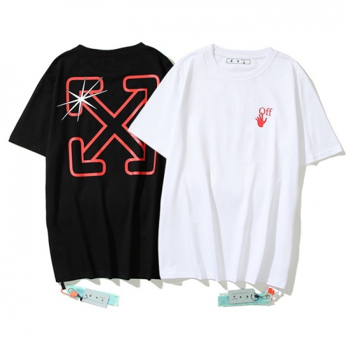 Replica Off-White T-Shirts Short Sleeved For Unisex #969213 $29.00 USD for Wholesale