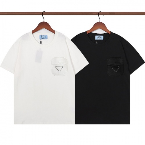 Replica Prada T-Shirts Short Sleeved For Unisex #969238 $27.00 USD for Wholesale