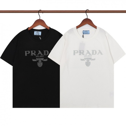 Replica Prada T-Shirts Short Sleeved For Unisex #969239 $25.00 USD for Wholesale