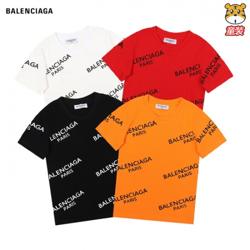 Replica Balenciaga Kids T-Shirts Short Sleeved For Kids #969326 $25.00 USD for Wholesale