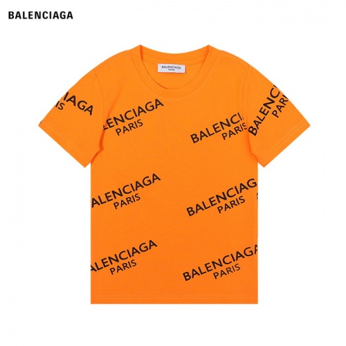 Balenciaga Kids T-Shirts Short Sleeved For Kids #969327 $25.00 USD, Wholesale Replica Balenciaga Kids T-Shirts