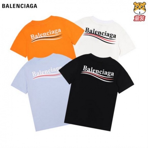 Replica Balenciaga Kids T-Shirts Short Sleeved For Kids #969328 $25.00 USD for Wholesale