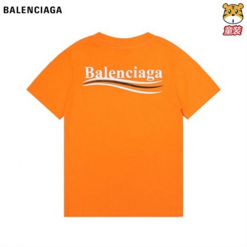 Balenciaga Kids T-Shirts Short Sleeved For Kids #969331 $25.00 USD, Wholesale Replica Balenciaga Kids T-Shirts
