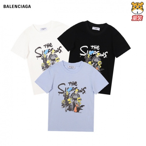 Replica Balenciaga Kids T-Shirts Short Sleeved For Kids #969333 $25.00 USD for Wholesale