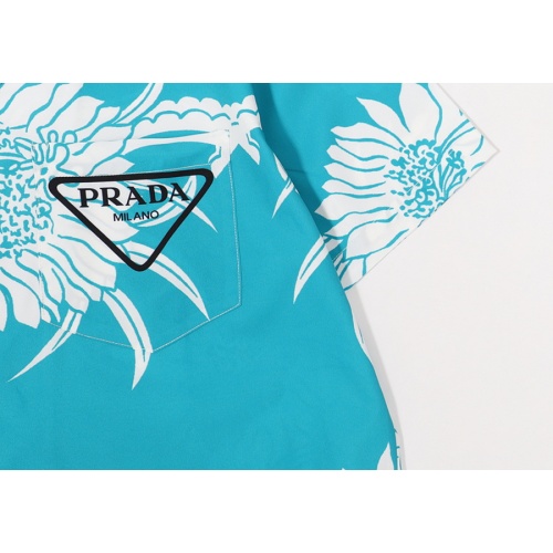Replica Prada Shirts Short Sleeved For Men #969382 $29.00 USD for Wholesale