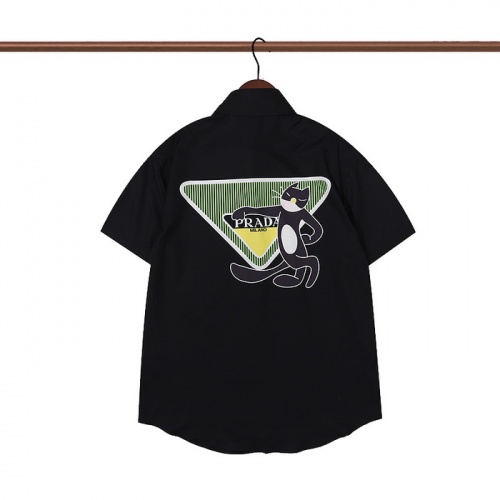 Replica Prada Shirts Short Sleeved For Men #969403 $29.00 USD for Wholesale