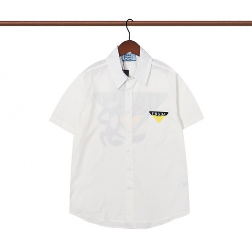 Prada Shirts Short Sleeved For Men #969404 $29.00 USD, Wholesale Replica Prada Shirts