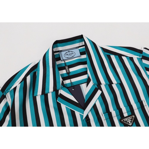 Replica Prada Shirts Short Sleeved For Men #969412 $29.00 USD for Wholesale