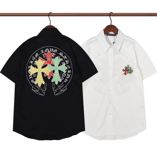 Replica Chrome Hearts Shirts Short Sleeved For Men #969504 $29.00 USD for Wholesale