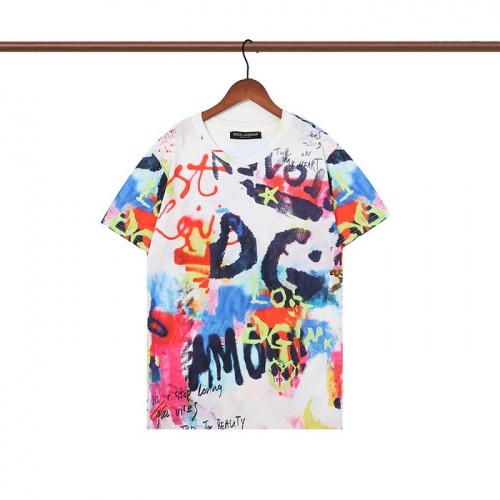 Dolce &amp; Gabbana D&amp;G T-Shirts Short Sleeved For Men #969587 $24.00 USD, Wholesale Replica Dolce &amp; Gabbana D&amp;G T-Shirts