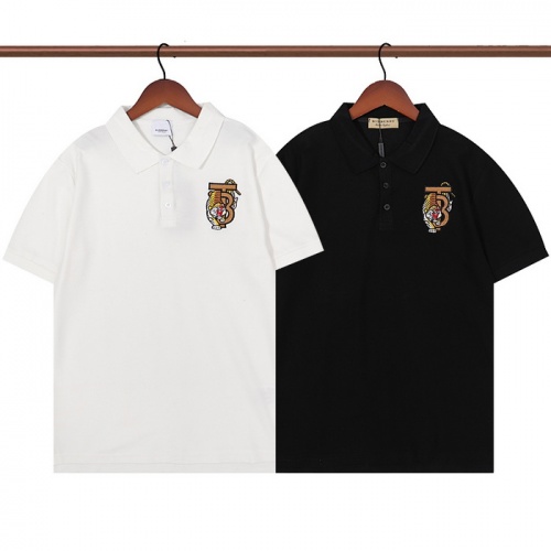 Replica Burberry T-Shirts Short Sleeved For Men #969599 $34.00 USD for Wholesale