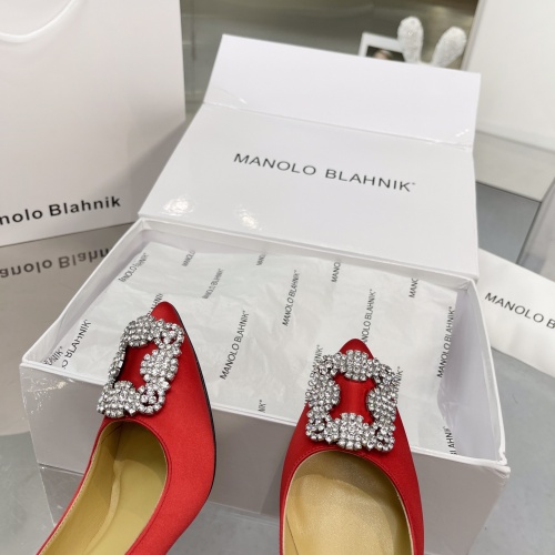 Replica Manolo Blahnik High-Heeled Shoes For Women #969762 $85.00 USD for Wholesale