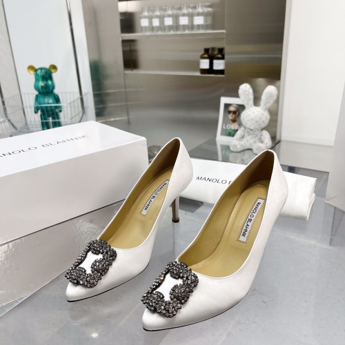 Manolo Blahnik High-Heeled Shoes For Women #969781 $92.00 USD, Wholesale Replica Manolo Blahnik High-Heeled Shoes