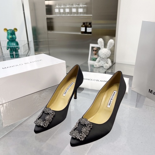 Manolo Blahnik High-Heeled Shoes For Women #969786 $92.00 USD, Wholesale Replica Manolo Blahnik High-Heeled Shoes