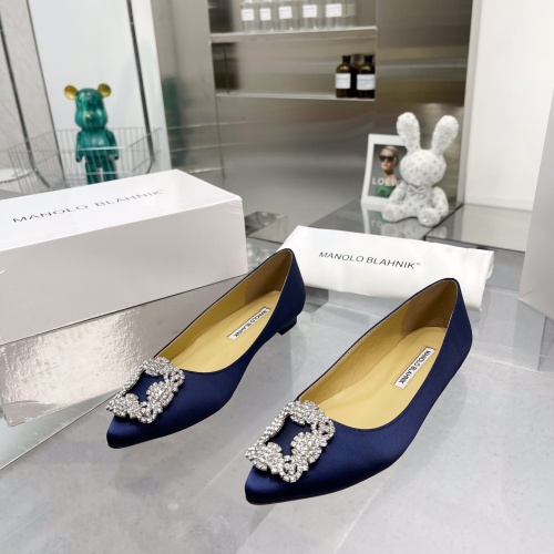 Manolo Blahnik Flat Shoes For Women #969795 $85.00 USD, Wholesale Replica Manolo Blahnik Flat Shoes