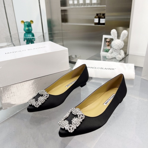 Manolo Blahnik Flat Shoes For Women #969796 $85.00 USD, Wholesale Replica Manolo Blahnik Flat Shoes