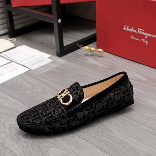 Replica Ferragamo Salvatore FS Leather Shoes For Men #969902 $68.00 USD for Wholesale