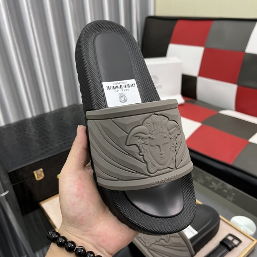 Replica Versace Slippers For Men #969906 $42.00 USD for Wholesale
