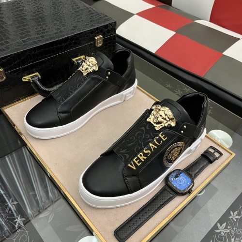 Replica Versace Casual Shoes For Men #969938 $76.00 USD for Wholesale