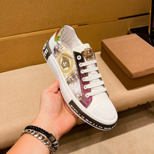 Replica Versace Casual Shoes For Men #969977 $76.00 USD for Wholesale