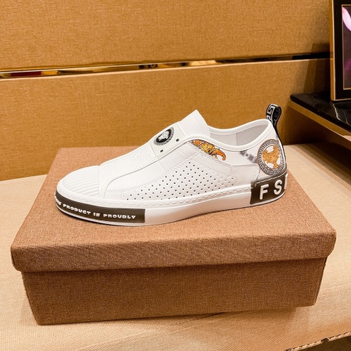 Replica Versace Casual Shoes For Men #969988 $76.00 USD for Wholesale