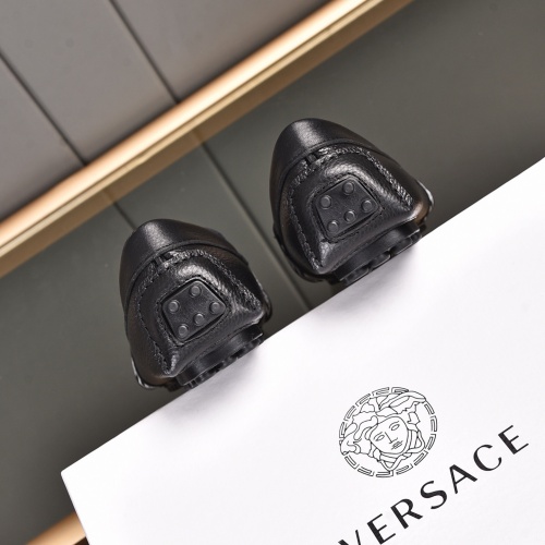 Replica Versace Leather Shoes For Men #970134 $76.00 USD for Wholesale