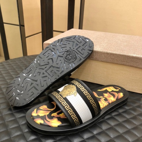 Replica Versace Slippers For Men #970303 $48.00 USD for Wholesale