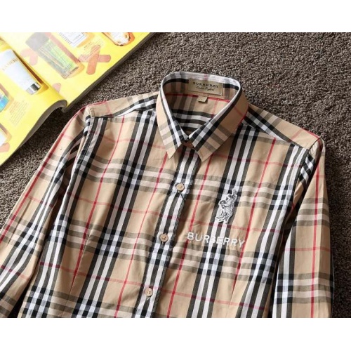 Replica Burberry Shirts Long Sleeved For Women #970445 $41.00 USD for Wholesale